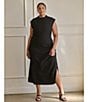 Sugarlips Plus Size True Clover Sleeveless Textured Knit Midi Dress, Color:Black - Image 4
