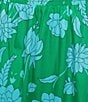 Sugarlips Plus Waterlilly Floral Palmer Poplin Maxi Dress, Color:Light Blue Multi - Image 3