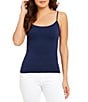 Color:Navy - Image 1 - Seamless Scoop Neck Sleeveless Camisole