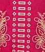 Sugarlips Silvia Embroidered Square Neck Short Sleeve Top - Image 4