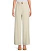 Sugarlips Step Up Linen High Rise Wide Leg Pant, Color:Natural - Image 1