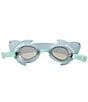 Color:Multi - Image 1 - Sunnylife® Kids Salty The Shark Mini Swim Goggles