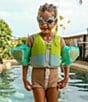 Color:Multi - Image 4 - Sunnylife® Kids Salty The Shark Mini Swim Goggles