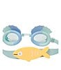 Sunnylife Kids Swim Goggles Finn the Fish, Color:Aqua Blue - Image 3
