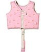 Sunnylife Little Girls Cotton Candy Cherry Swim Vest - Image 1
