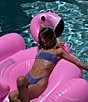 Color:Pink - Image 4 - Luxe Ride-On Flamingo Float