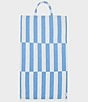 Color:Blue Stripe - Image 1 - Sunnylife® Stripe 2-in-1 Beach Tote Towel
