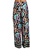 Color:Multi - Image 2 - Paisley Patchwork Coordinating Cover-Up Pants