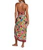 Sunshine '79 Paradise Heat Tropical Adjustable Multi Way Sarong Coverup, Color:Multi - Image 2