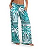 Sunshine '79 Patchwork Palms Beach Pants Coverup - Image 1
