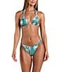 Sunshine '79 Patchwork Palms Triangle Swim Top - Image 3