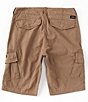 Color:Denim Co Tobacco Brown - Image 2 - Vintage Flat-Front 11#double; Inseam Cargo Shorts
