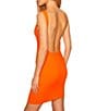 Color:Popsicle - Image 3 - Square Neck Sleeveless Open Back Mini Dress