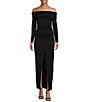 Susana Monaco Open Front Bodycon Pull-On Maxi Skirt, Color:Black - Image 3