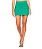 Color:Nettle - Image 1 - Signature Stretch Cargo Pull-On Coordinating Mini Skirt