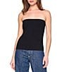 Susana Monaco Signature Stretch Essential Tube Top, Color:Black - Image 2