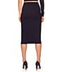 Color:Midnight - Image 2 - Signature Stretch Knit Slim High Waisted Pencil Skirt