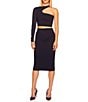 Color:Midnight - Image 3 - Signature Stretch Knit Slim High Waisted Pencil Skirt
