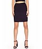 Color:Midnight - Image 1 - Signature Stretch Knit Straight Pencil Skirt
