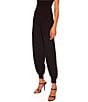 Color:Black - Image 3 - Signature Stretch Knit Strapless Cuffed Ankle Jumpsuit