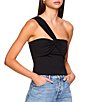 Susana Monaco Twisted One Arm Sleeveless Top - Image 4
