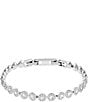 Swarovski Angelic Crystal Line Bracelet, Color:Silver Night/Crystal - Image 1