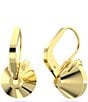Color:Gold - Image 4 - Bella Gold Tone V Crystal Drop Earrings