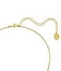 Color:Gold - Image 3 - Bella Gold Tone V Crystal Short Pendant Necklace
