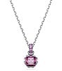 Color:February - Image 1 - Birthstone Crystal Pendant Necklace