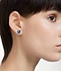 Color:December - Image 5 - Birthstone Stud Crystal Earrings