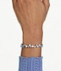 Swarovski Constella Mixed Cut Adjustable Bracelet, Color:Blue/Silver - Image 4