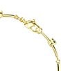 Swarovski Constella Mixed Cut Bangle Bracelet, Color:Gold - Image 3