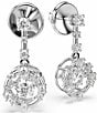 Swarovski Constella Round Cut Dancing Stone Drop Earrings - Image 4