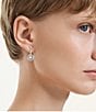 Swarovski Constella Round Cut Dancing Stone Drop Earrings - Image 5