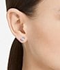 Swarovski Constella Round Cut Stud Earrings - Image 4