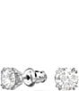 Swarovski Constella Round Cut Stud Earrings - Image 2