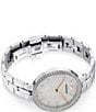 Color:Silver - Image 3 - Cosmopolitan Silver Bracelet Watch