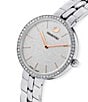 Color:Silver - Image 4 - Cosmopolitan Silver Bracelet Watch