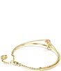 Swarovski Crystal Heart Shaped Chroma Bangle Bracelet, Color:No color - Image 4