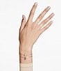 Swarovski Crystal Heart Shaped Chroma Bangle Bracelet, Color:No color - Image 5