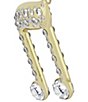 Swarovski Crystal Holiday Magic Collection Double Music Note Ornament - Image 2