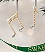 Swarovski Crystal Holiday Magic Collection Double Music Note Ornament - Image 5
