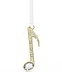 Swarovski Crystal Holiday Magic Collection Music Note Ornament - Image 1