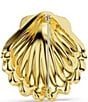 Color:Gold/Crystal - Image 2 - Crystal Idyllia Crystal Shell Pendant and Brooch
