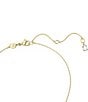 Color:Gold - Image 3 - Crystal Dextera Interlocking Loop Short Pendant Necklace