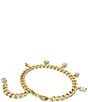 Color:Gold - Image 4 - Dextera Crystal Charms Line Bracelet