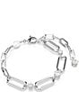 Swarovski Dextera Crystal Line Bracelet, Color:Silver - Image 1