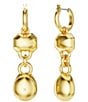 Color:Gold - Image 4 - Dextera Mixed Cut Crystal Drop Earrings