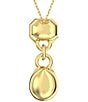 Color:Gold - Image 4 - Dextera Mixed Cut Short Crystal Pendant Necklace