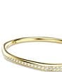 Swarovski Dextera Octagonal Bangle Bracelet, Color:Gold - Image 5